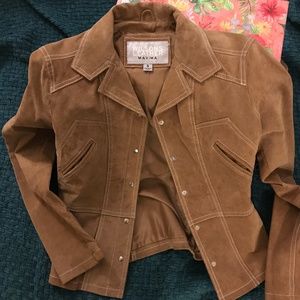 Suede leather Jacket